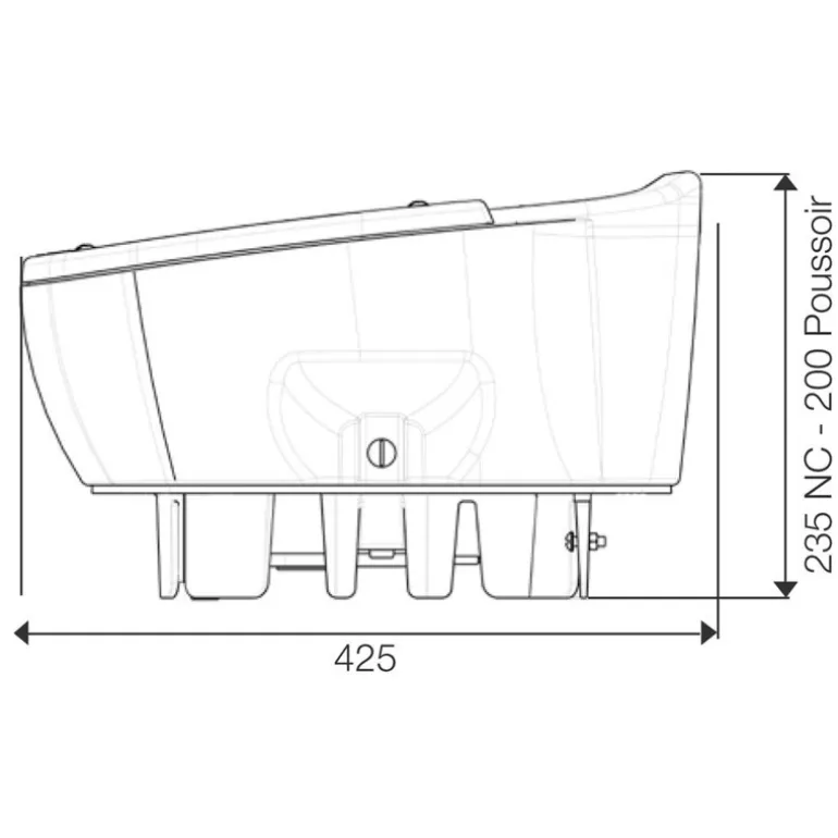 Abreuvoir chevaux à niveau constant non chauffant Polyspring II - La Gée