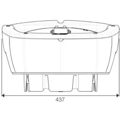 Abreuvoir chevaux à niveau constant non chauffant Polyspring II - La Gée
