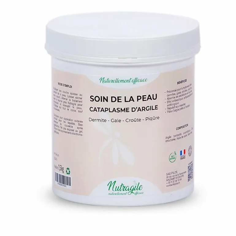 Argile cheval soins de la peau - Nutragile