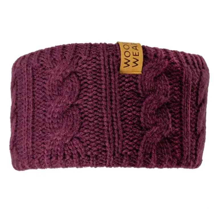 Bandeau équitation maille torsadée doublé polaire - Woof Wear