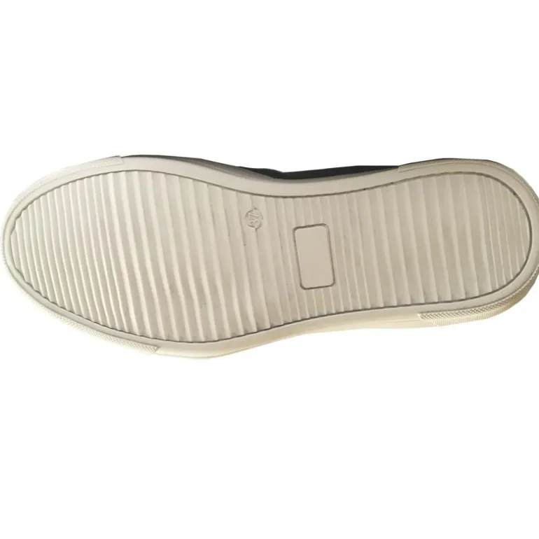 Baskets cuir zip Simon