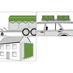 Bâche plastique extérieure 8x6 Polyguard