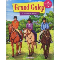 BD Grand Galop Tome 1 : Silence on tourne - Delcourt Jeunesse