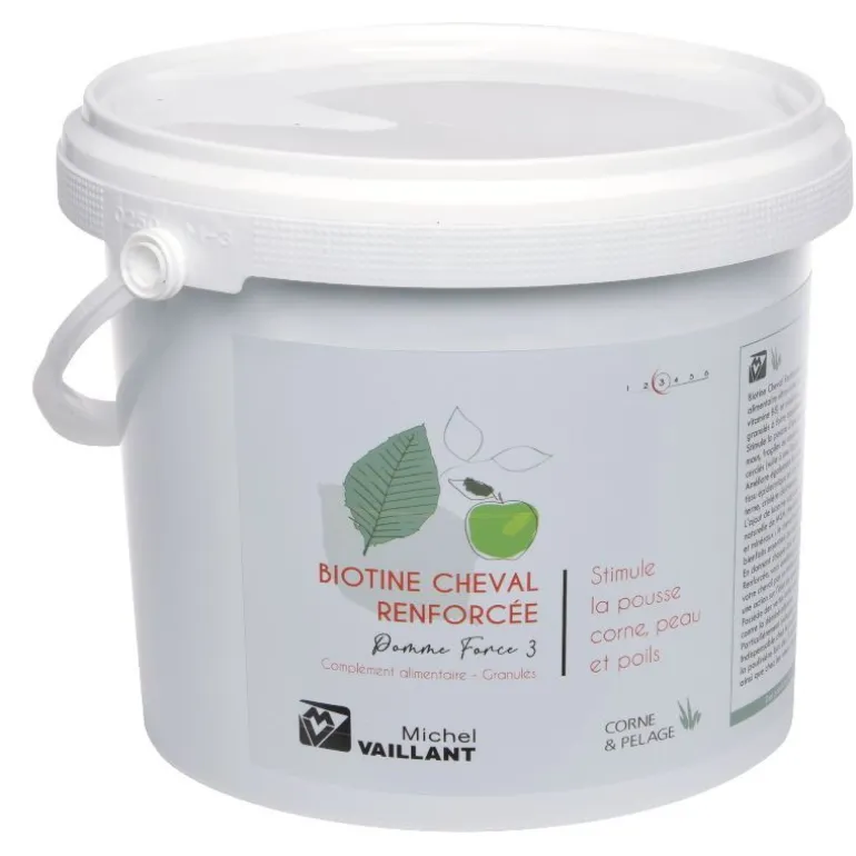 Biotine Cheval Renforcée Pomme Force 3 Granulés - Michel Vaillant