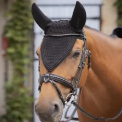 Bonnet anti-mouche anti-bruit cheval long Soundless - Paddock Sports