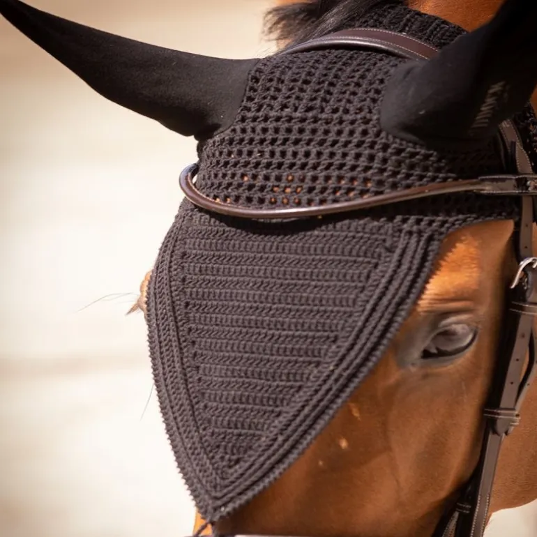 Bonnet anti-mouche cheval long Pro Coton - Paddock Sports