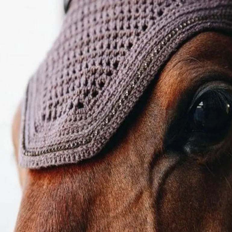 Bonnet anti-mouche cheval strass Wellington Sparkling - Kentucky