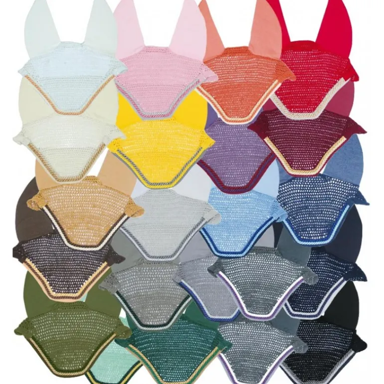 Bonnet anti-mouche cheval personnalisable emplacement broderie - Mattes