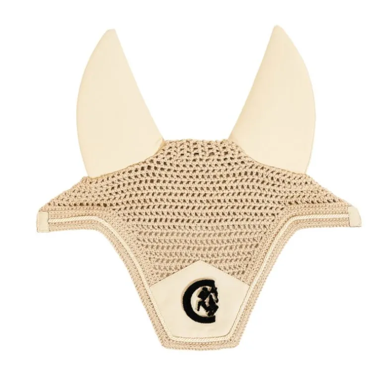 Bonnet anti-mouches anti-bruit cheval Wellington 3D - Kentucky