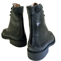 Boots équitation à lacets cuir lisse Derby Ride