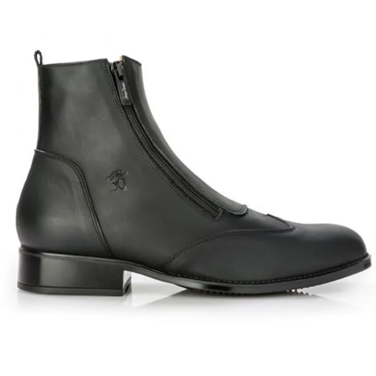 Boots équitation cuir Lecco zip avant - Sergio Grasso