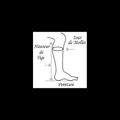 Bottes d'équitation en cuir Cagire