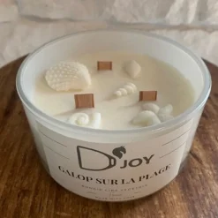 Bougie équitation Galop sur la plage Grand format - D'joy