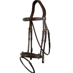 Bridon cheval muserolle combinée D Collection - Dy'on