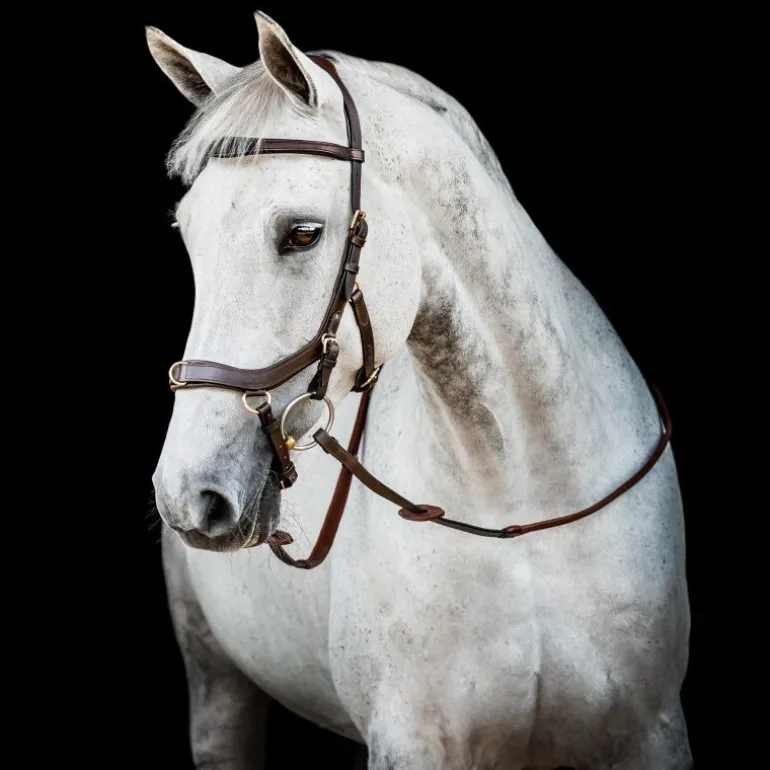 Bridon cuir cheval Micklem 2 multi-bride - Horseware