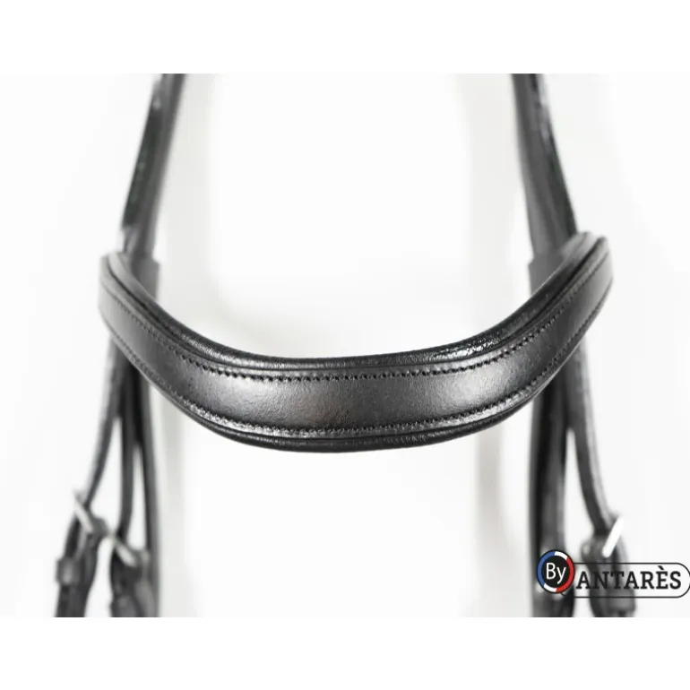 Bridon cuir muserolle combinée large dressage Signature - Antarès