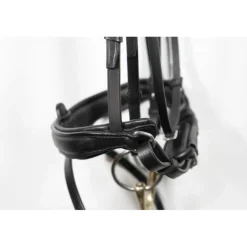 Bridon cuir muserolle combinée large dressage Signature - Antarès