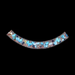 Bridon cuir muserolle combinée X-Line Oceanblue - Waldhausen