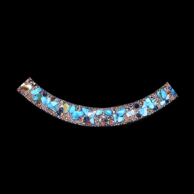 Bridon cuir muserolle combinée X-Line Oceanblue - Waldhausen