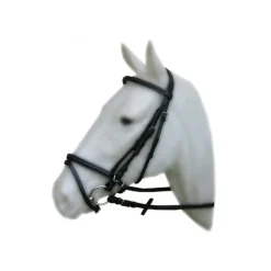 Bridon cuir muserolle combinée - Cavalhorse