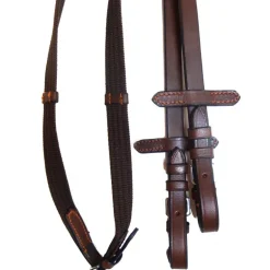 Bridon muserolle française cuir huilé - Cavalhorse