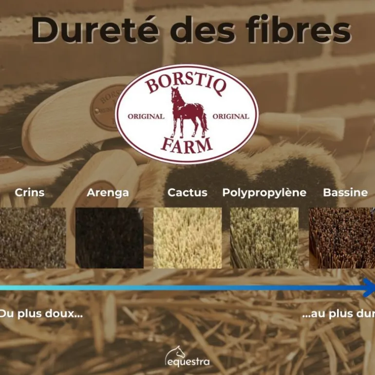 Brosse cheval en crins Infini - Borstiq