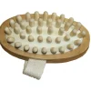 Brosse de massage cheval bois de hêtre - Borstiq