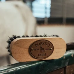 Brosse tête cheval bois de hêtre - Borstiq