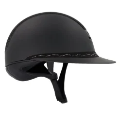 Casque équitation Miss Shield 2.0 Top Alcantara Flower Swarovski - Samshield