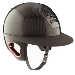 Casque équitation Voronoï Custom Rose/Gold (Avec protection temporale) - Freejump