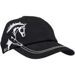 Casquette équitation motif cheval au trot