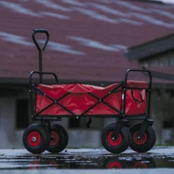 Chariot de pansage 4 roues écurie et concours