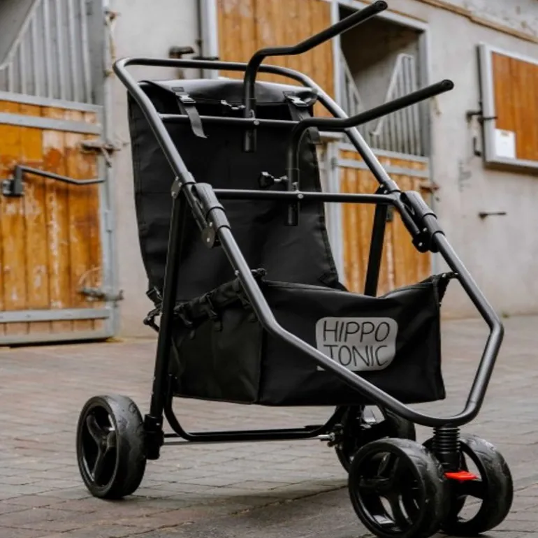 Chariot porte selle pliable