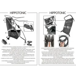 Chariot porte selle pliable