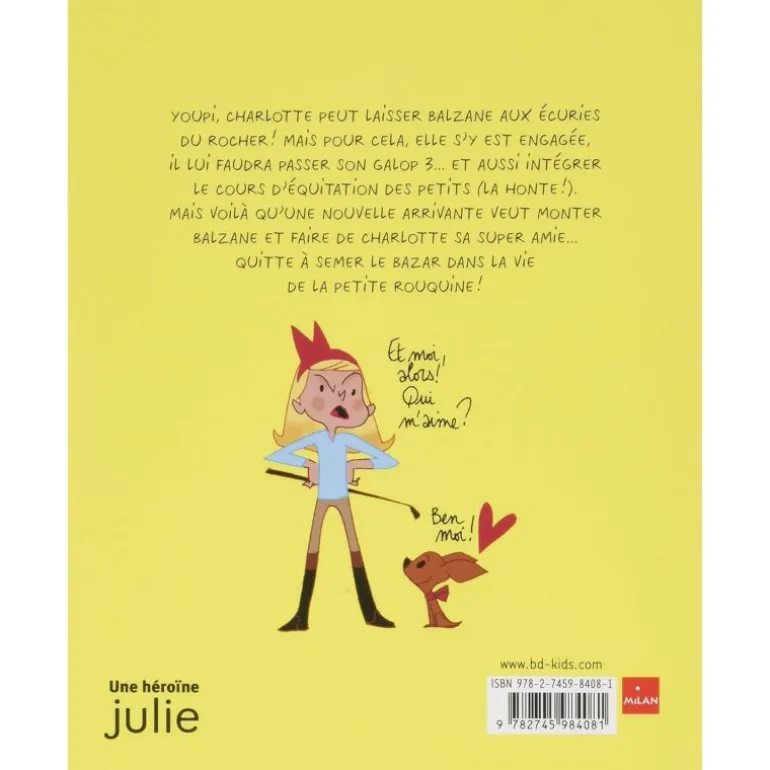Charlotte et son cheval Tome 2 : La saison des galops - Bd Kids
