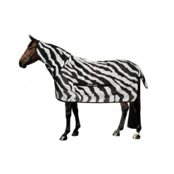 Chemise anti-mouche cheval avec couvre-cou Buzz-off Zebra - Bucas