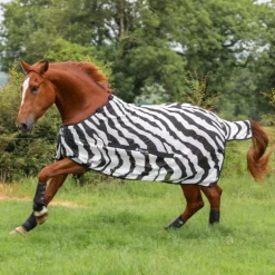 Chemise anti-mouche cheval Buzz off Zebra couvre cou détachable - Bucas