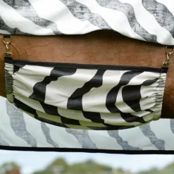 Chemise anti-mouche Poney avec couvre-cou Buzz-off Zebra - Bucas