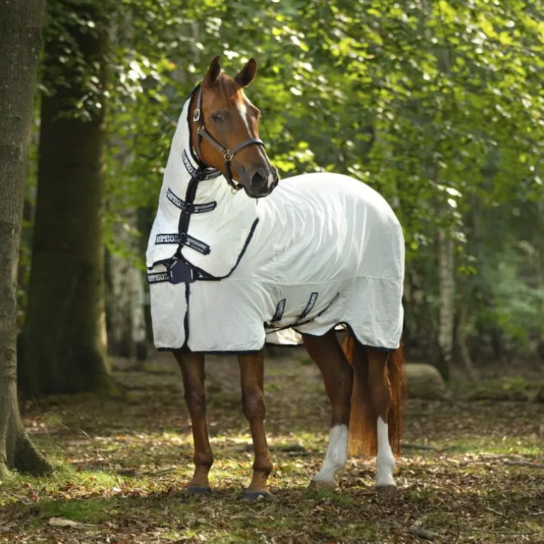 Chemise d'éte anti-uv cheval avec couvre cou Natura Rambo Summer Sheet - Horseware