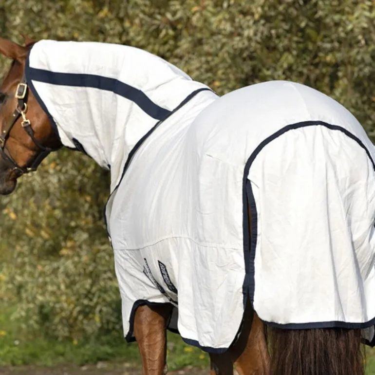 Chemise d'éte anti-uv cheval avec couvre cou Natura Rambo Summer Sheet - Horseware