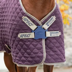 Couverture écurie cheval avec couvre cou Amigo Stable Plus 200 g- Horseware