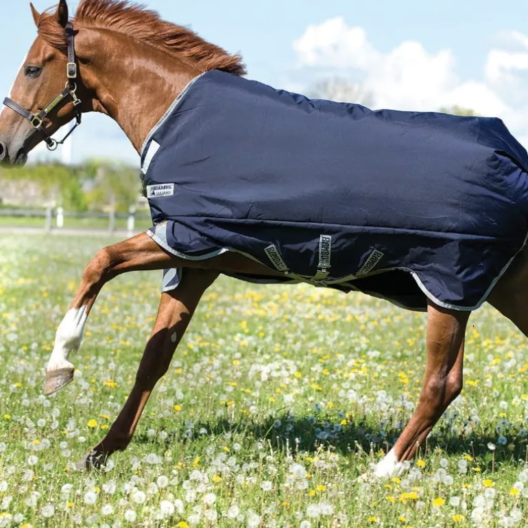 Couverture extérieur cheval Rambo original Leg arches Lite 200g - Horseware