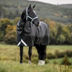 Couverture extérieur cheval avec couvre-cou réfléchissante Amigo Reflectech Plus 50g - Horseware