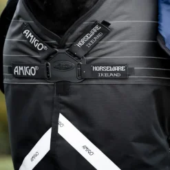 Couverture extérieur cheval avec couvre-cou réfléchissante Amigo Reflectech Plus 50g - Horseware