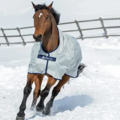 Couverture imperméable cheval thermorégulante Power Turnout Médium 150g - Bucas