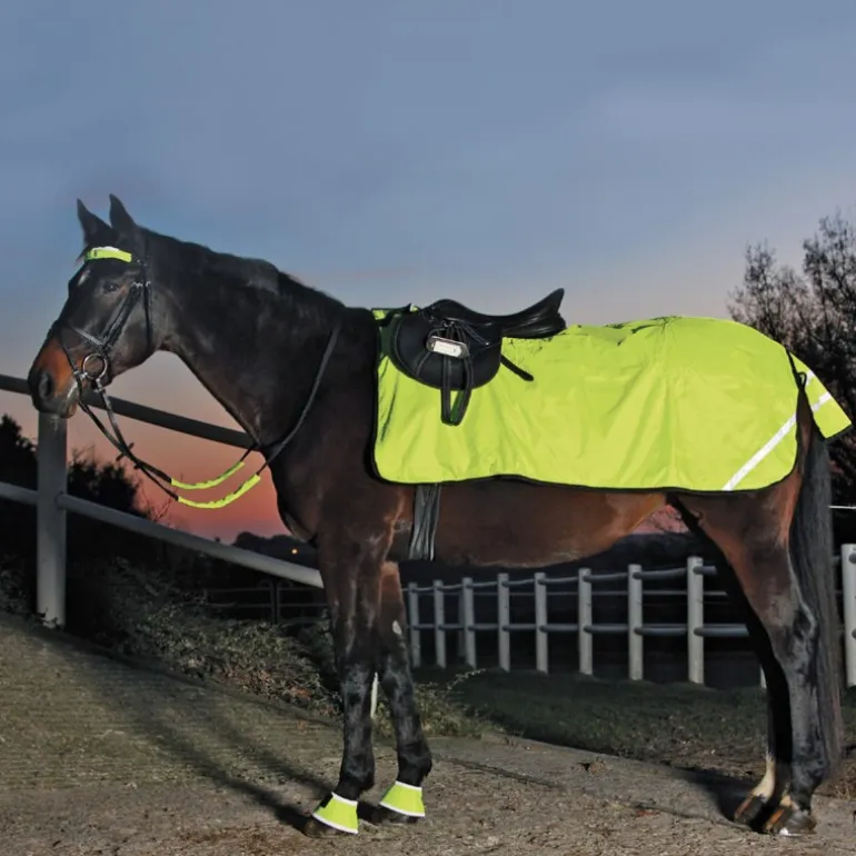 Couvre-reins réfléchissant imperméable cheval Reflex - Waldhausen