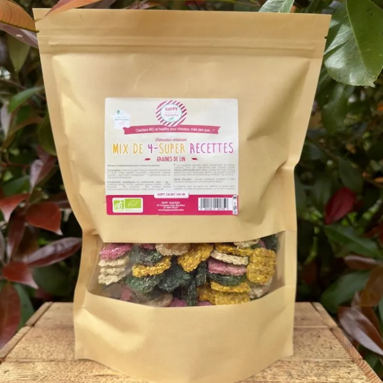 Crackers cheval Mix de 4 recettes 500g - Happy Crackers