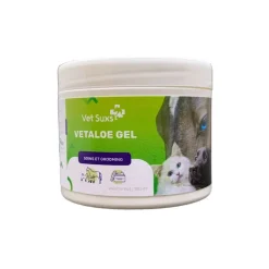 Crème cicatrisante Aloé Vera plaie cheval Vetaloe Gel - Vet Suxs