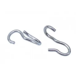 Crochets gourmette cheval inox