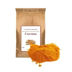 Curcuma cheval 100% racines en poudre - Vital Herbs